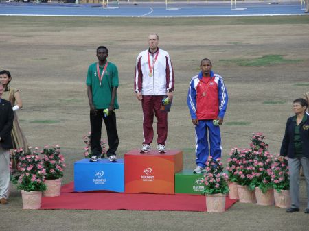 Deaflympics 2009 100 m skrējiena pjedestāls